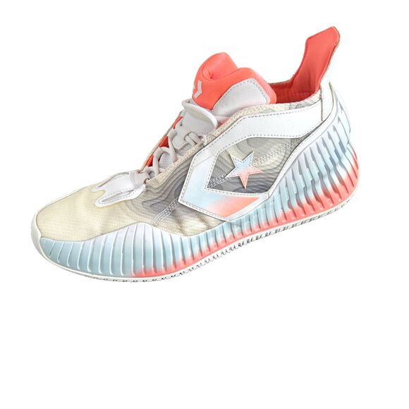 Converse All Star Size 13 BB Prototype CX Mid Basketball Shoe White/Lava A03901C main image 8